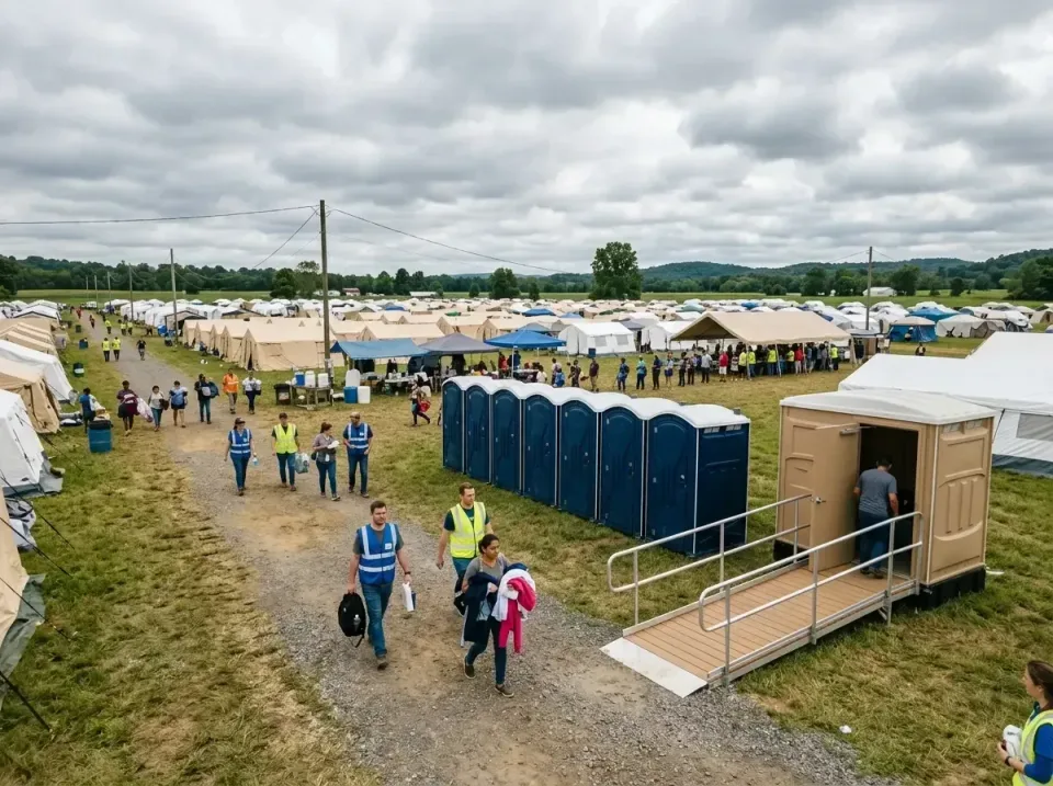 disaster-relief-camp-restrooms-010 — frequently asked questions, Dumpster & Portable Bathrooms Rental in Huntingburg, IN